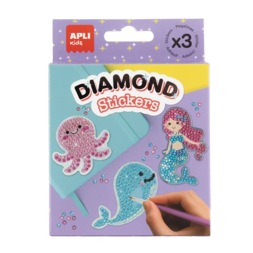 DIY diamantové samolepky – Moře