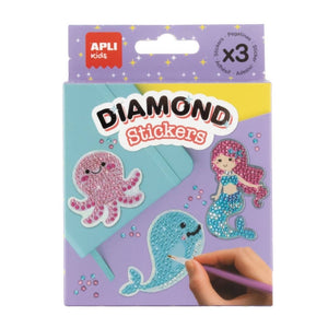 DIY diamantové samolepky – Moře