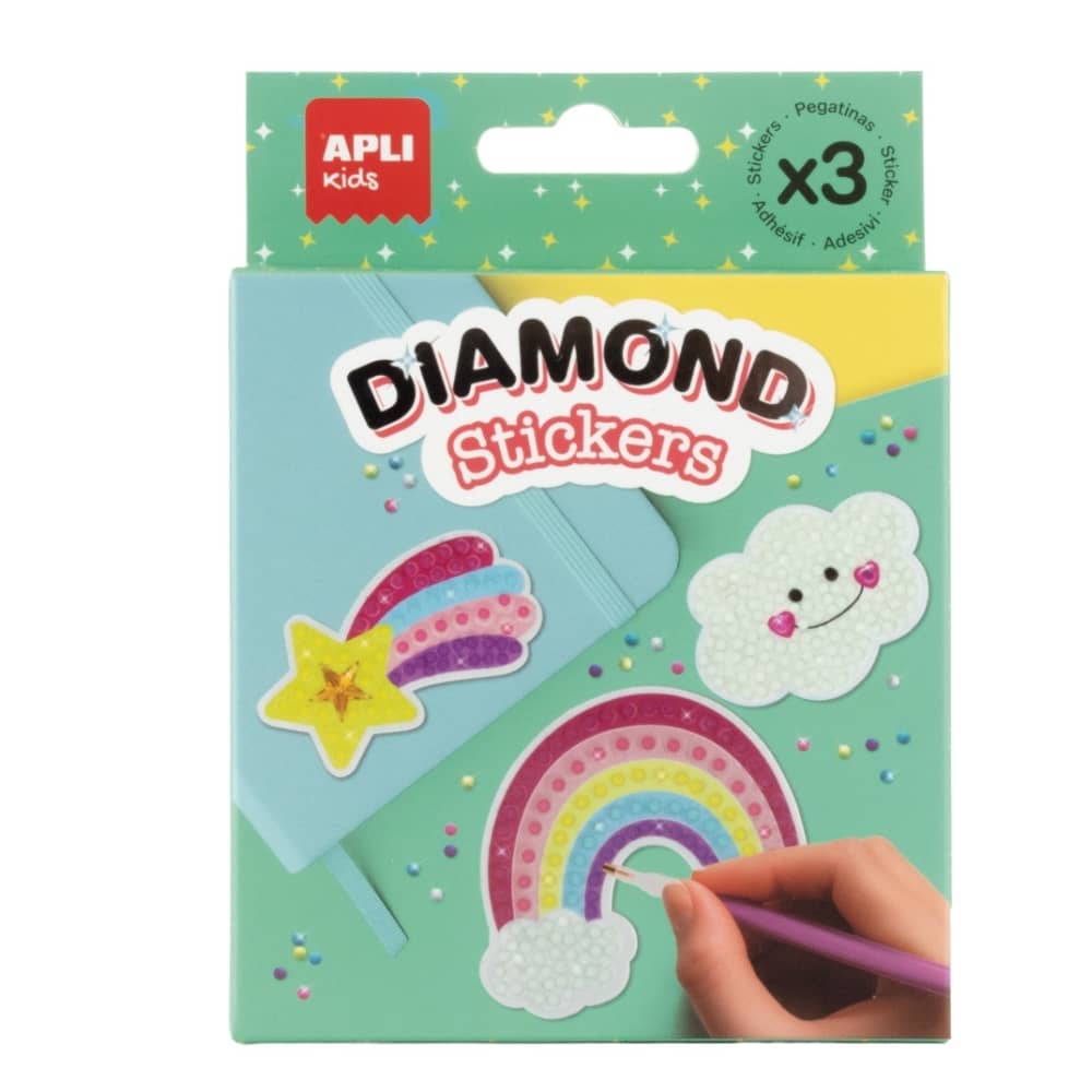 DIY diamantové samolepky – Duha