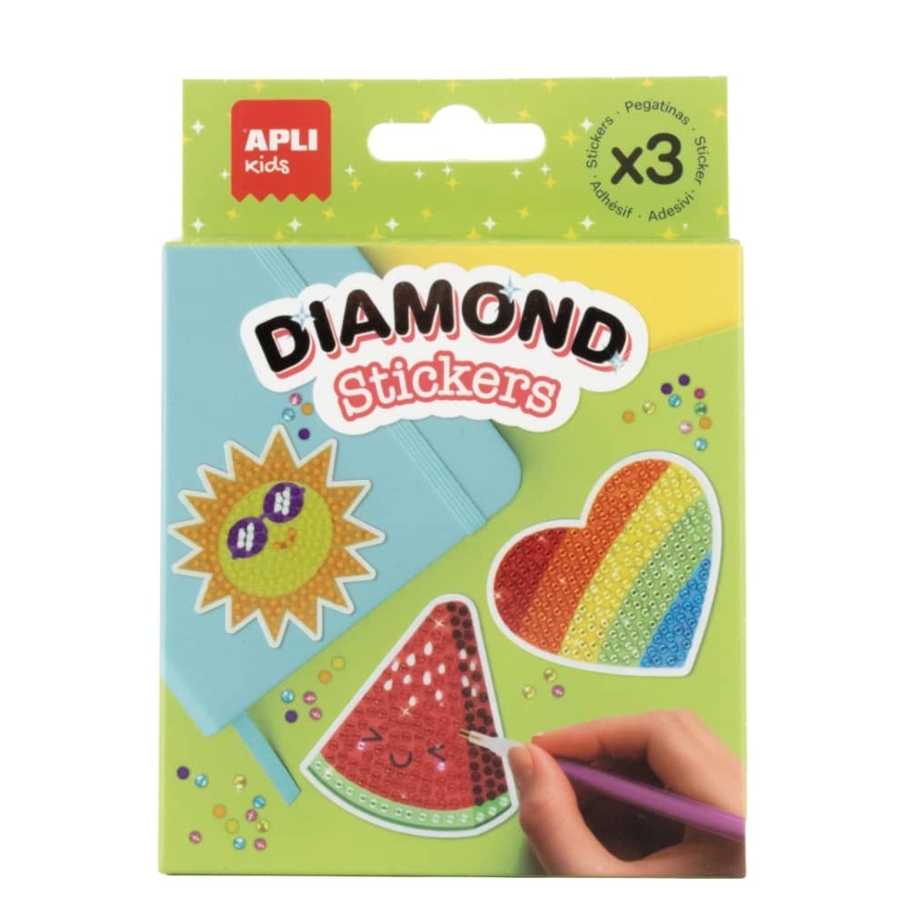 DIY diamantové samolepky – Léto