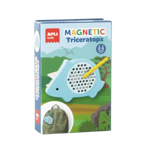 Malá magnetická tabule – dinosaurus Triceratops