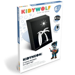 Vložky pro svítící nástěnné dekorace – Kidyneon Sport, 5 kusů