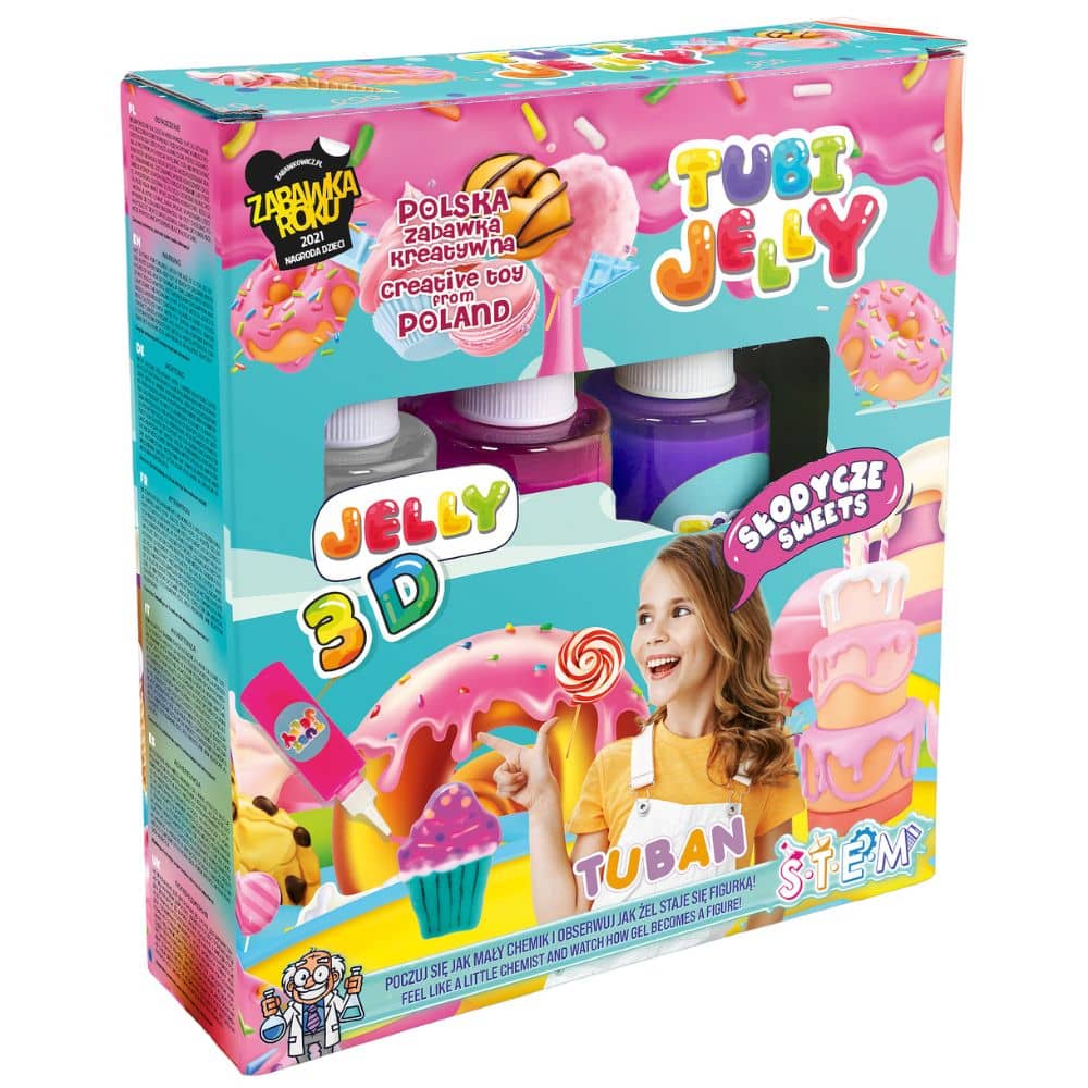 Tubi Jelly sada, 3 barvy – Sladkosti