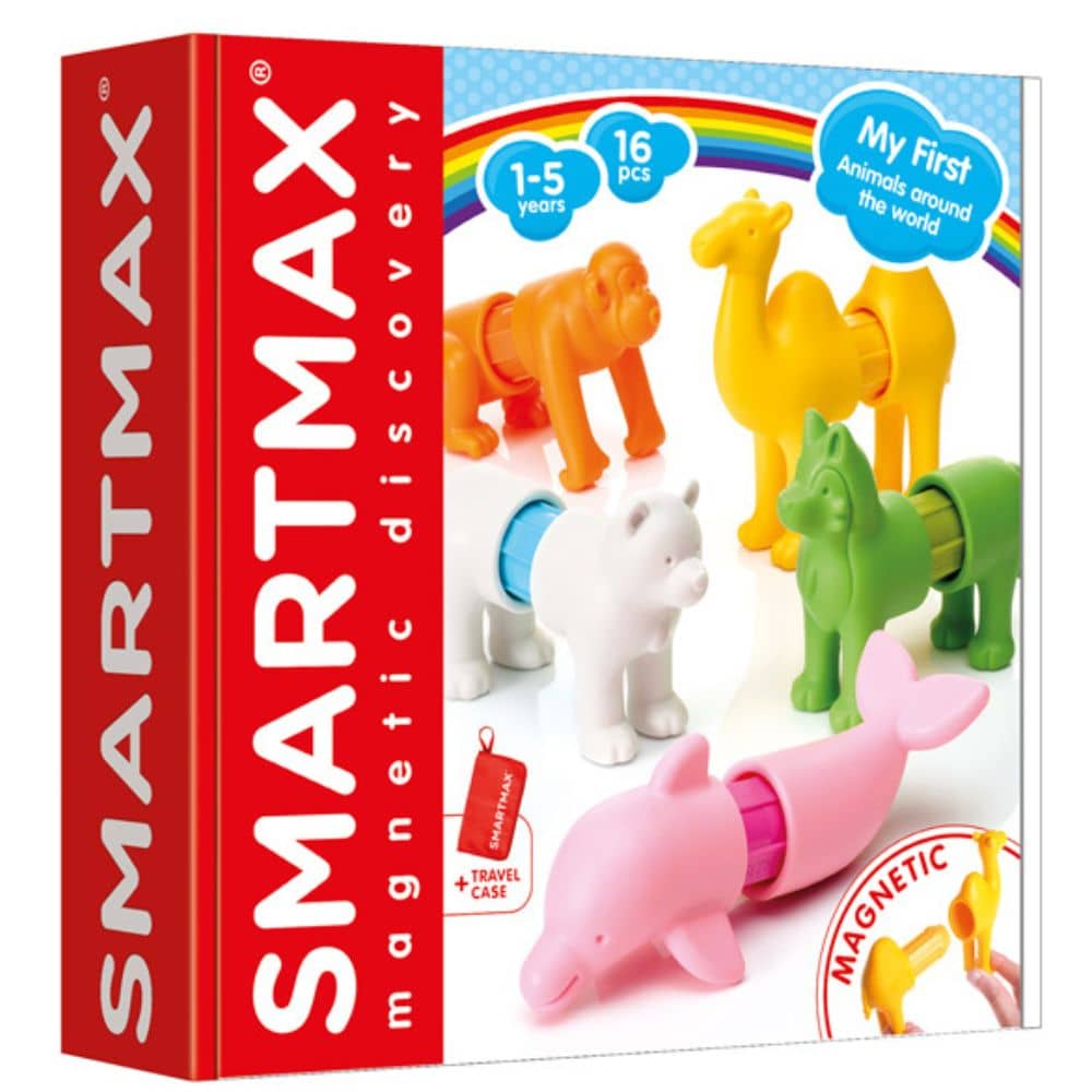 Magnetické kostky Smart Max – Moje první zvířátka z celého světa