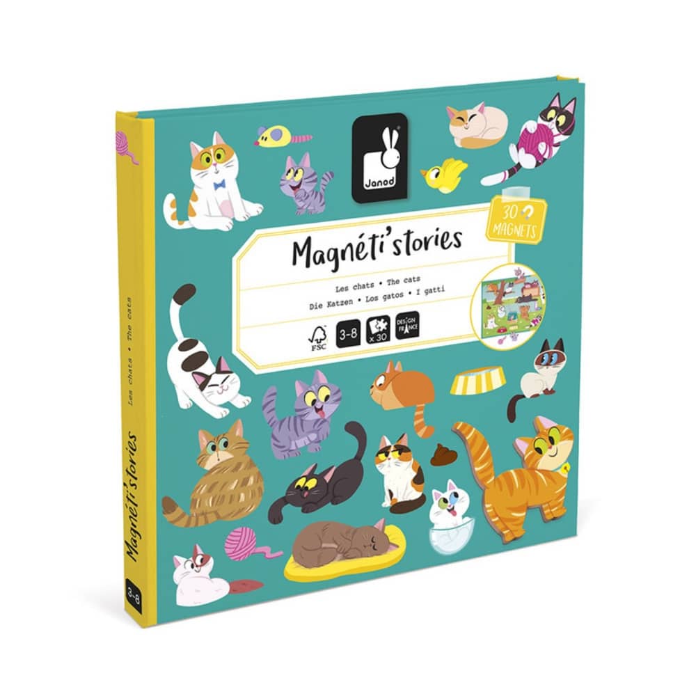 Magnetické puzzle Magneti'stories – Kočky 3+