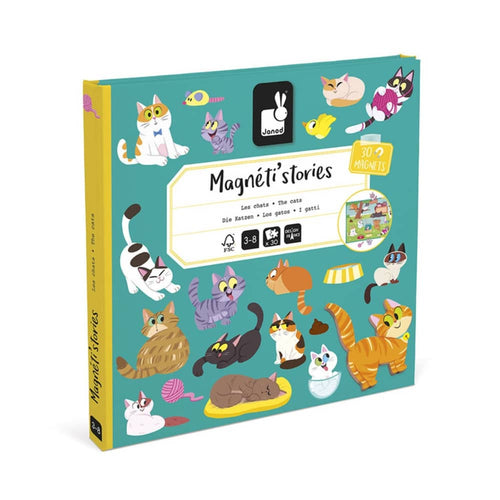 Magnetické puzzle Magneti'stories – Kočky 3+