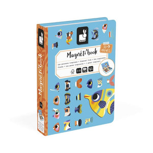 Magnetické puzzle Magnetibook Janod – Ryby 3+