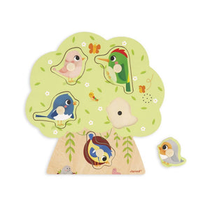 Hudební puzzle – ptačí hlasy 18 měsíců+