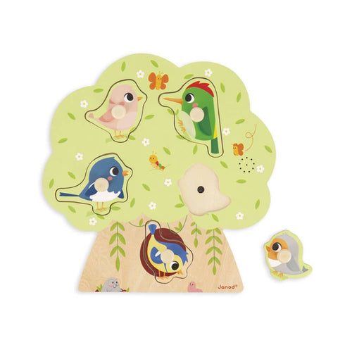 Hudební puzzle – ptačí hlasy 18 měsíců+