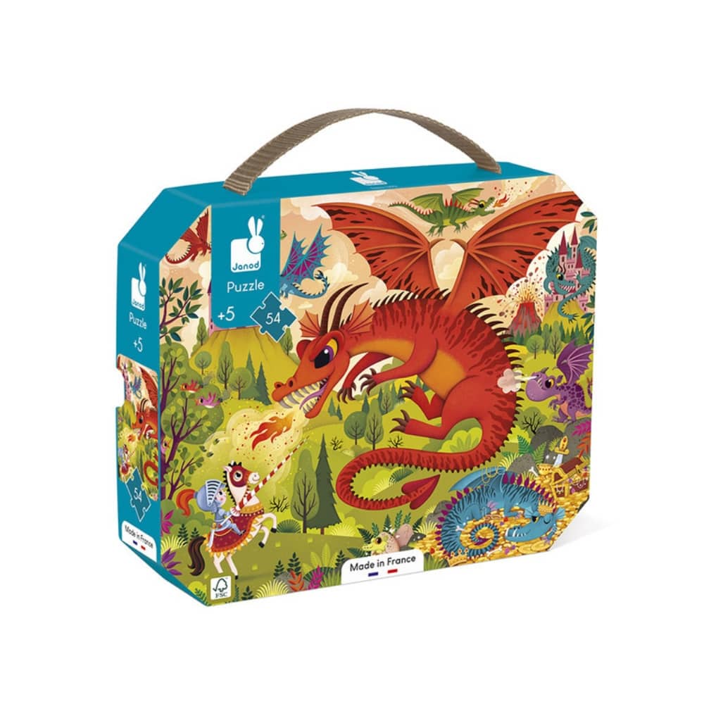 Puzzle v kufříku – Království draků 54 dílků