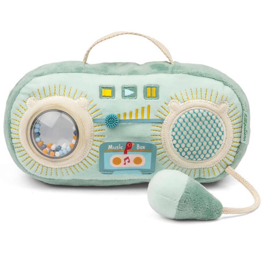 Plyšová hračka se zvuky – rádio – drak Joe 9m+