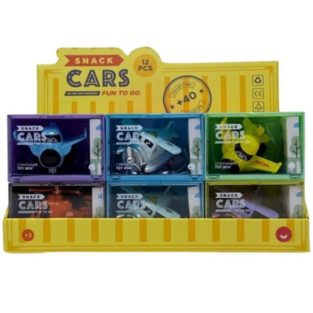 Letadlo Snack Cars Série 2: Letadla a vrtulníky – 1 kus