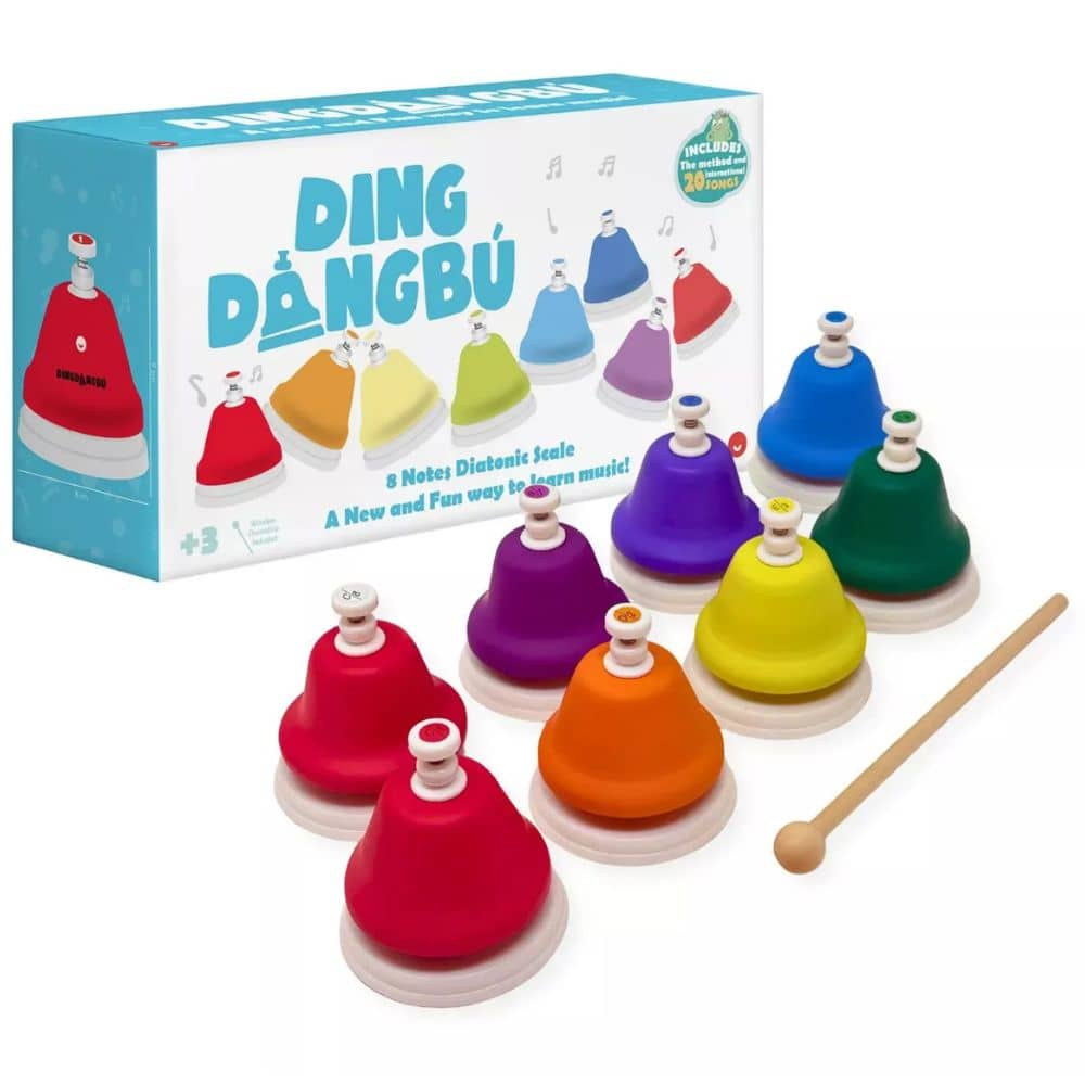 Hudební zvonky 8 tónů Dingdangbu – mačkací