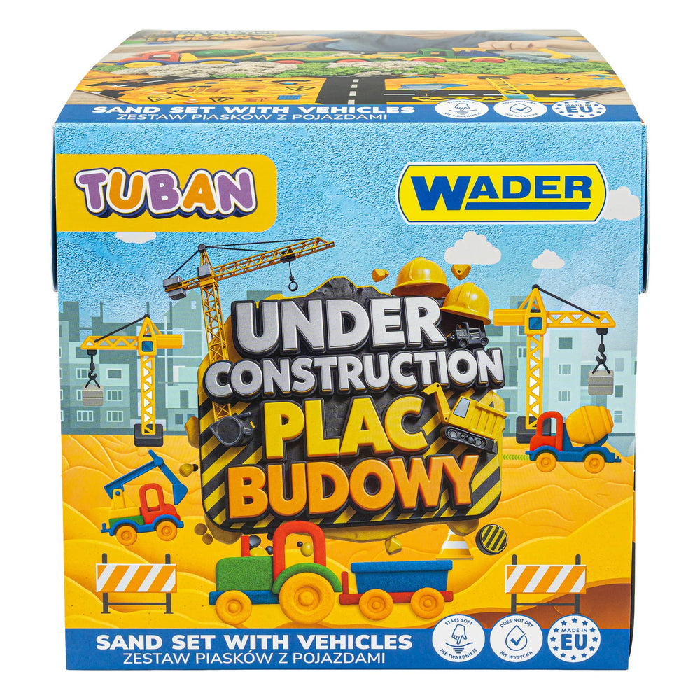 TUBAN x WADER sada Staveniště – dynamický písek a Fluffy