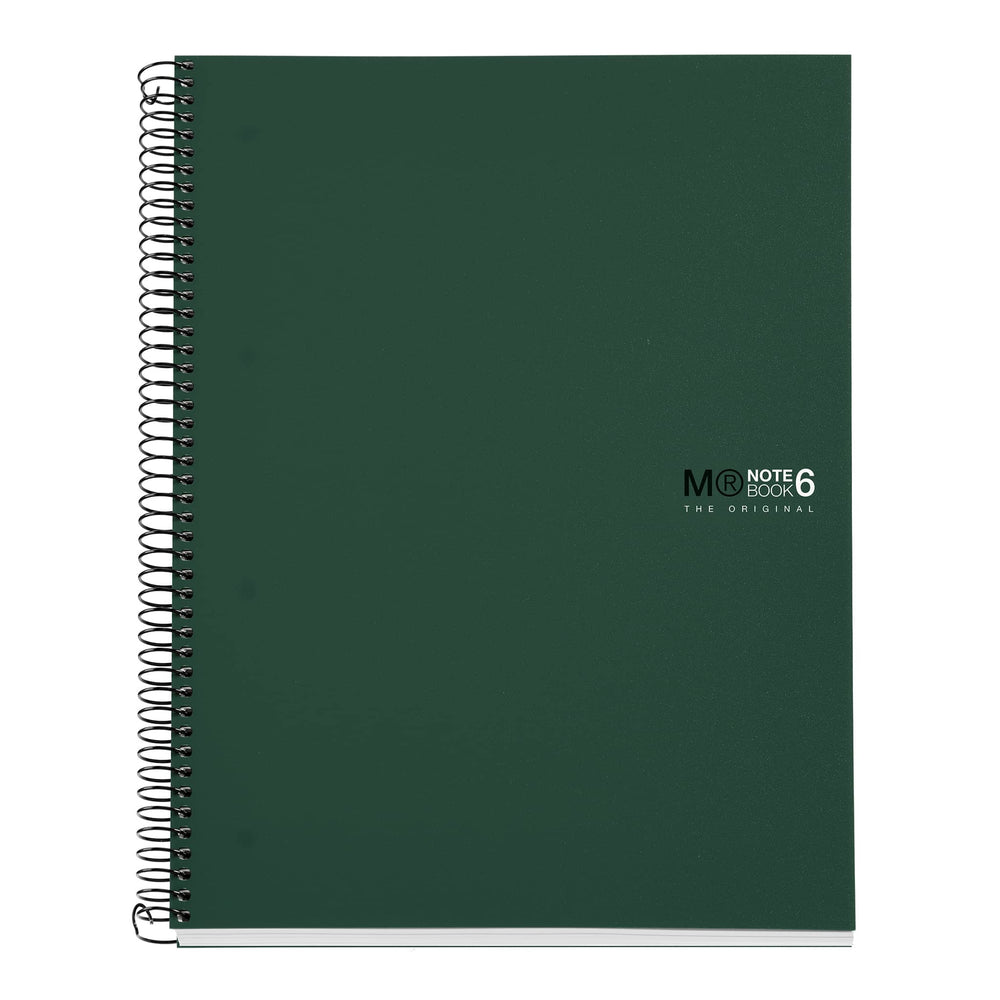 Spirálový blok A4 – Green, 150 stran, čtverečkovaný