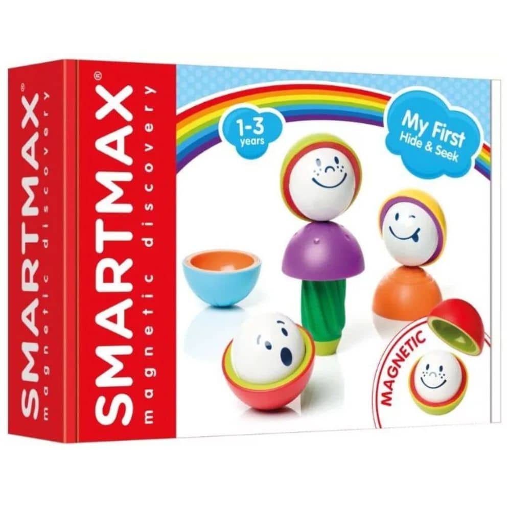 Magnetická stavebnice Smart Max – My First Hide & Seek, 10 kusů
