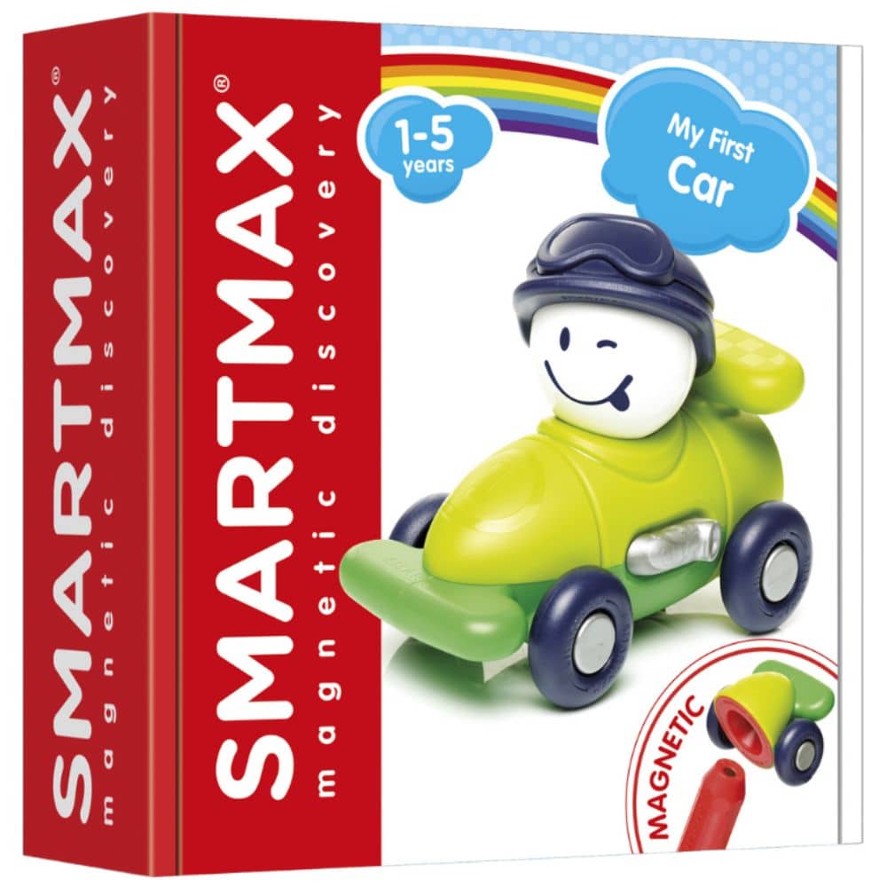 Magnetická stavebnice Smart Max – My First Car, 6 dílků