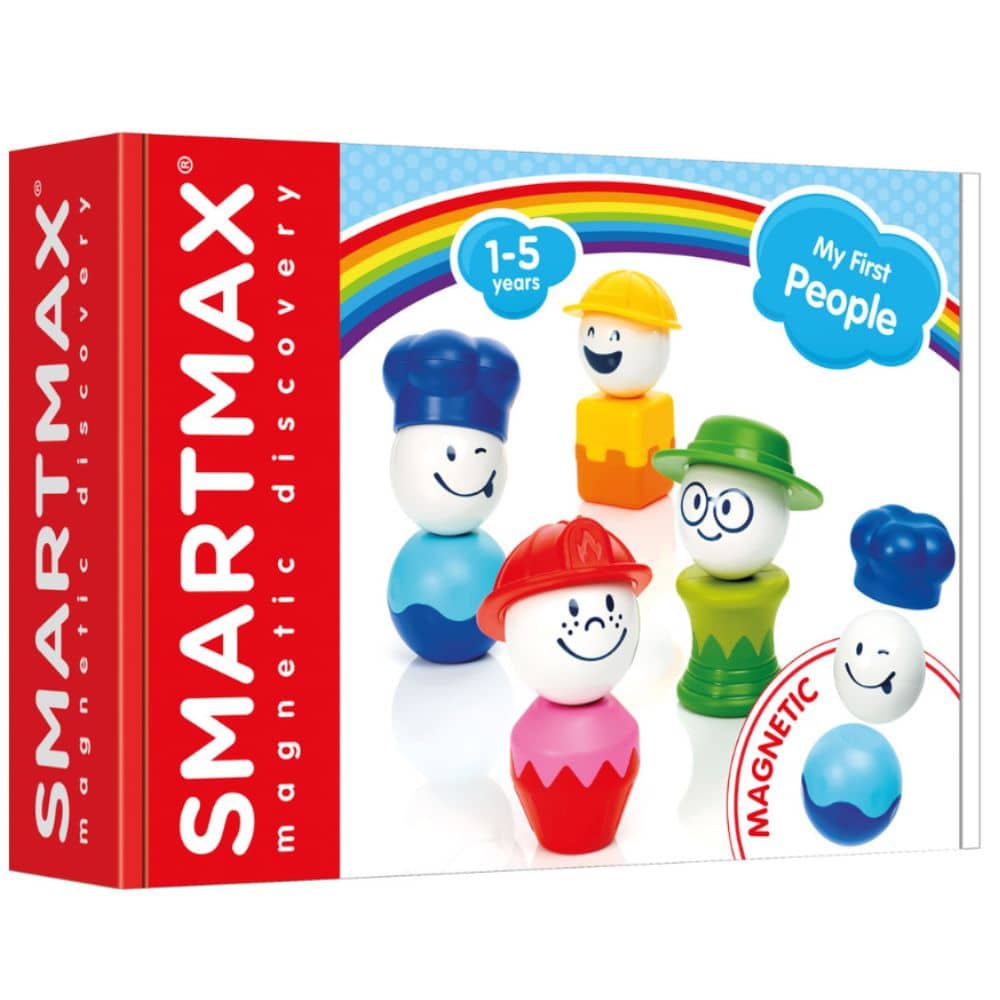Magnetická stavebnice Smart Max – My First People, 12 dílků
