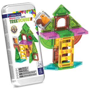 Magnetické kostky – Treehouse Travel od microMAGS, 24 dílů