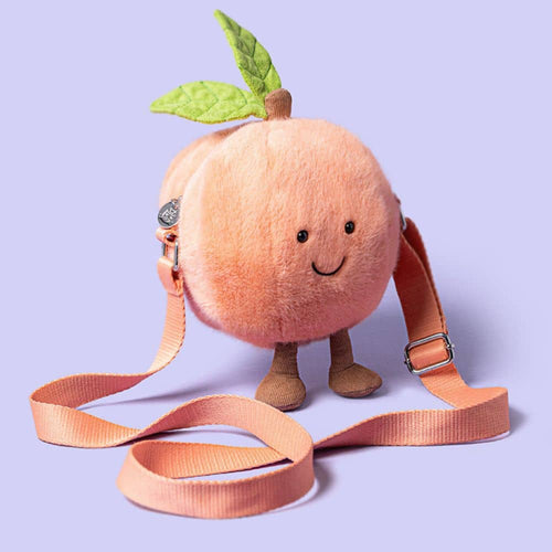 Plyšová taška přes rameno Amuseable Peach (18 cm)