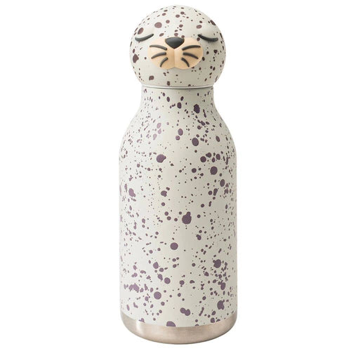 Termo láhev s brčkem Bestie – tuleň (460 ml)