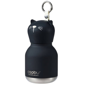 Termoska s brčkem Mini Bestie – Černá kočka (200 ml)