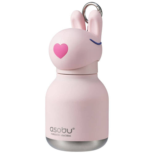 Thermo-láhev na pití se slámkou Mini Bestie – Králík (200 ml)