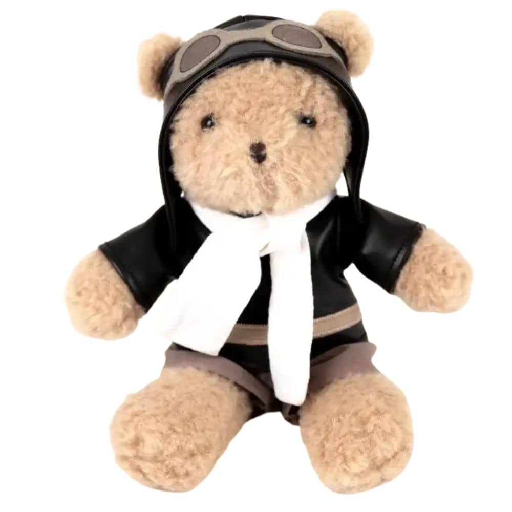 Plyšový medvídek pilot (29 cm)