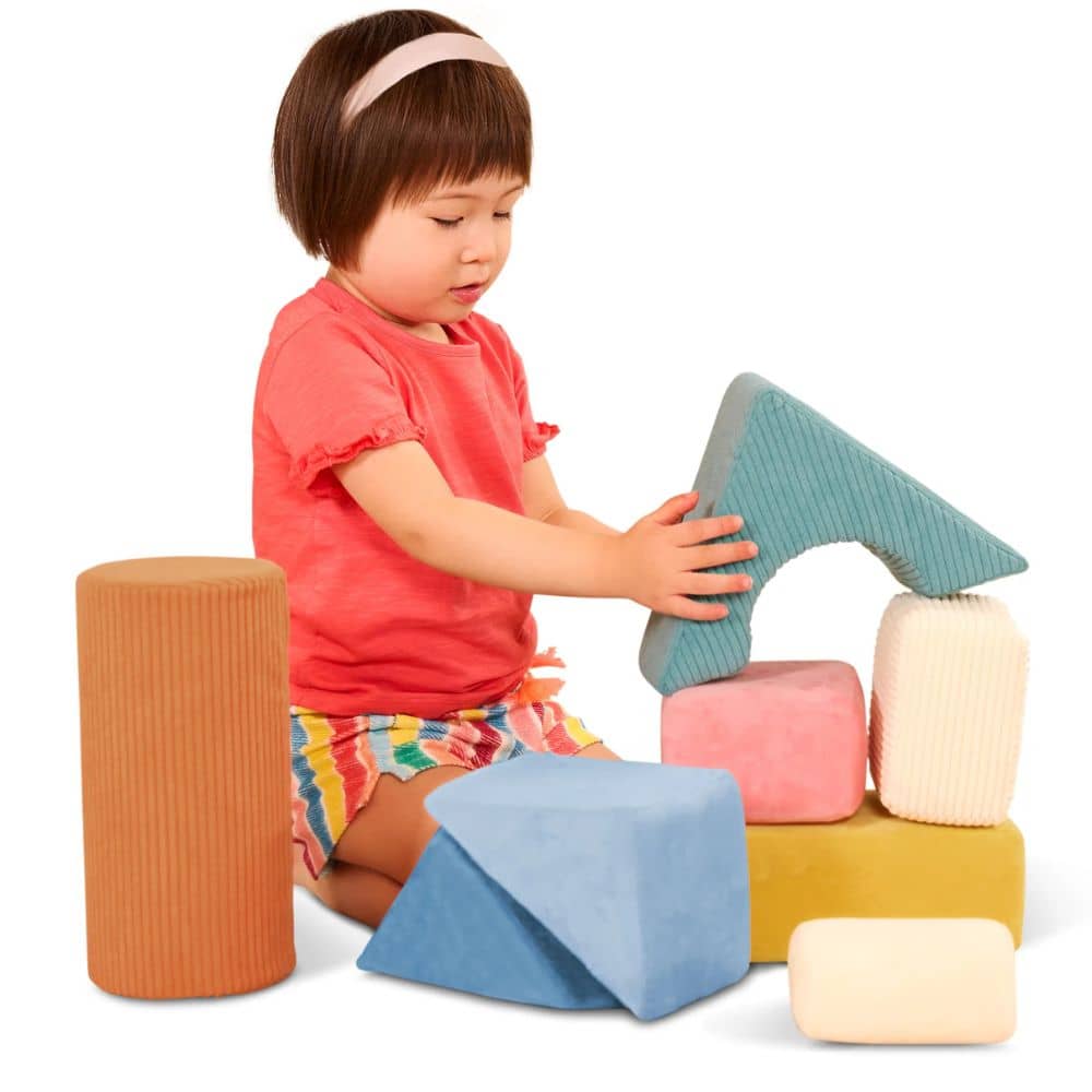 Velké měkké plyšové kostky - Tumble-y Towers (8 dílů)