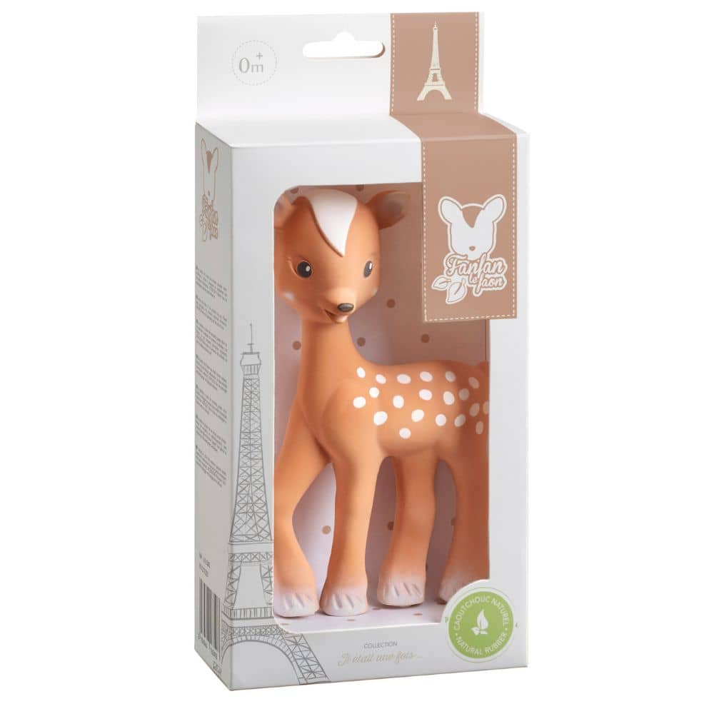 Kousátko z přírodního kaučuku - Fanfan la renne (15 cm)