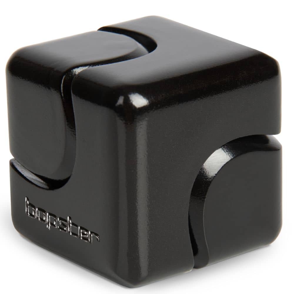 Hračka na procvičení jemné motoriky – Fidget Cube Spinner – černá
