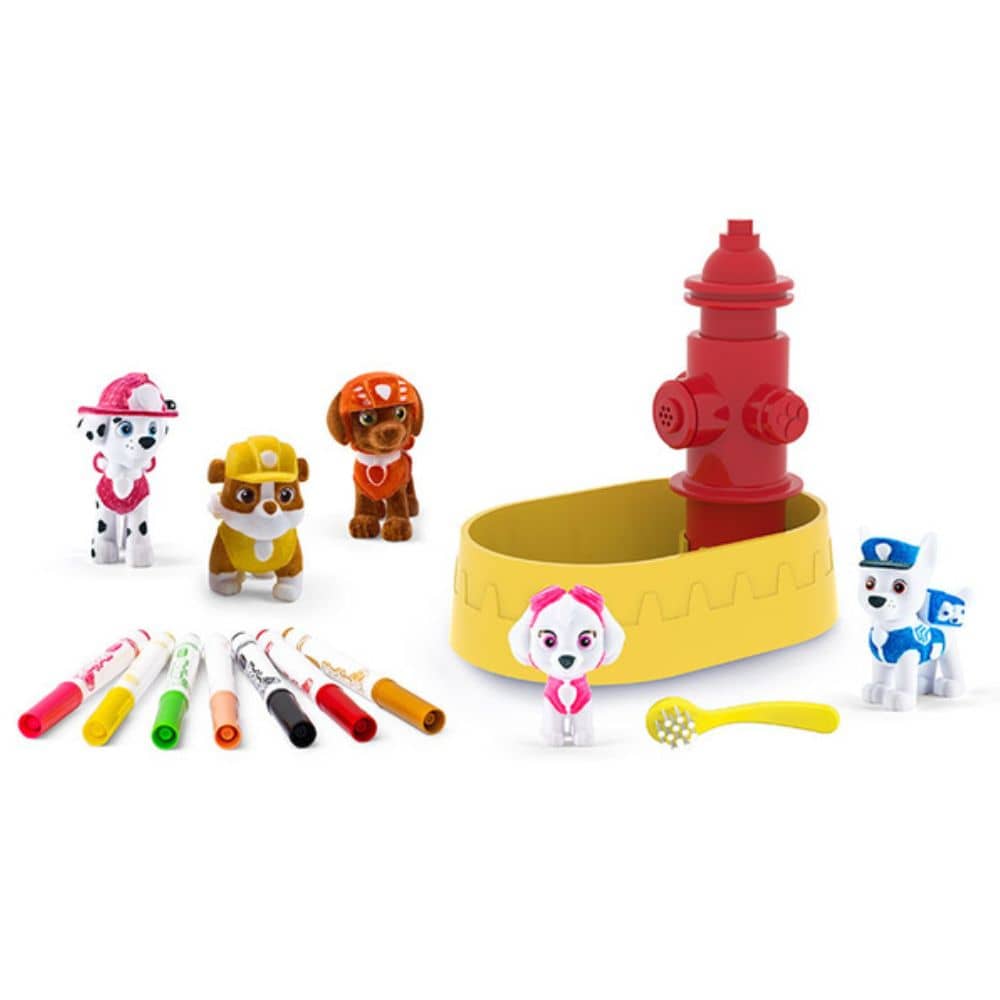 Sada figurek k malování a mytí – Washimals, Tlapková patrola (5 figurek)