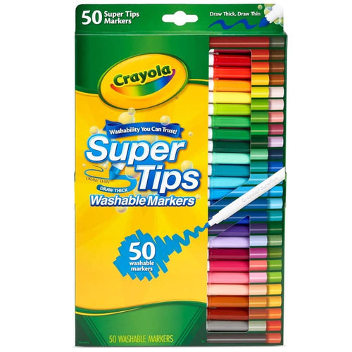 Omyvatelné fixy – Super Tips (50 ks)