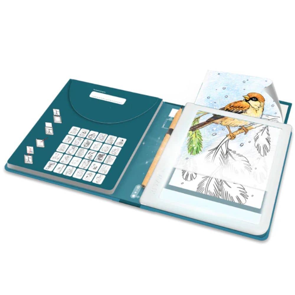 Svítící tablet na kreslení tužkou - 30 šablon - zvířata