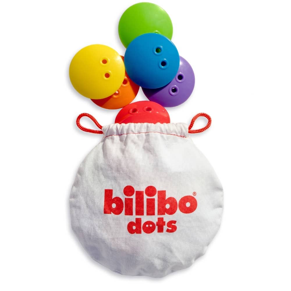 Bilibo Dots - Barevné hrací kameny pro kreativní hraní - 36 kusů