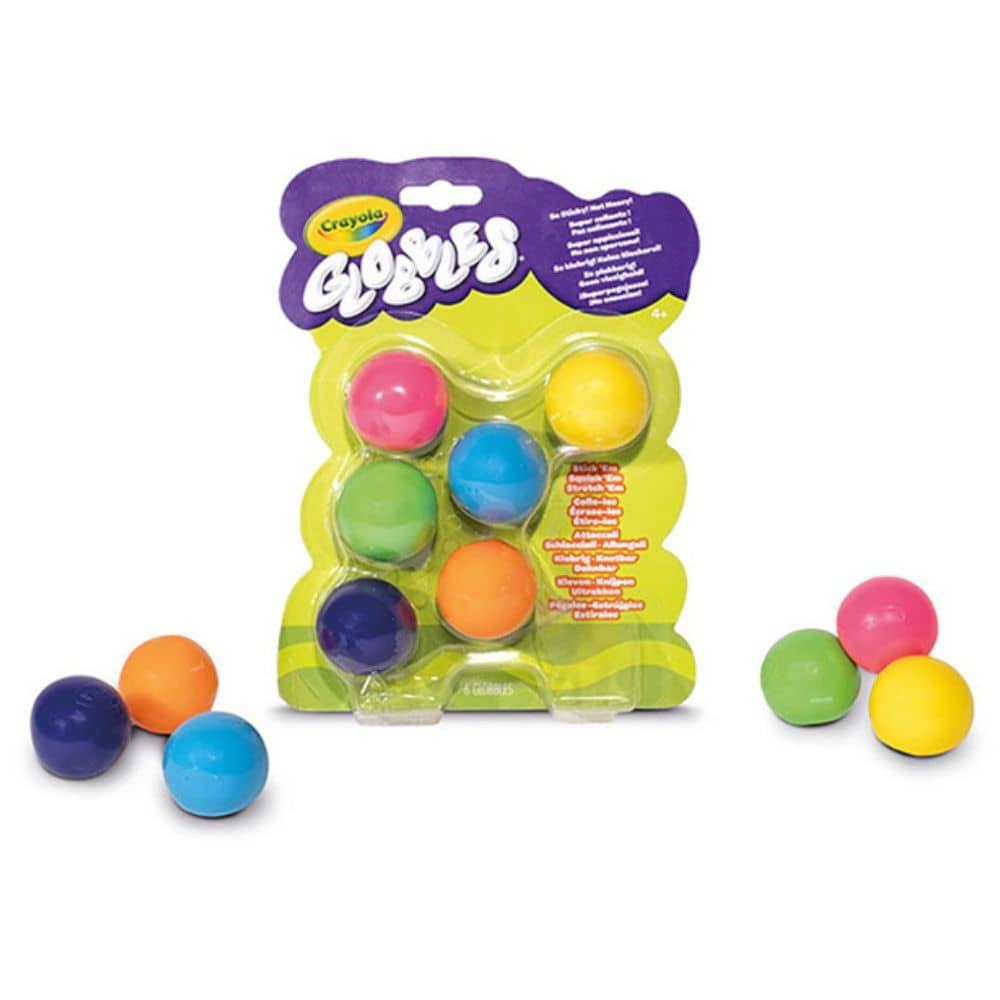 Senzorické mačkací míčky – Globbles (6 ks)