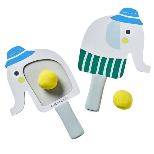Oboustranné plážové pálky se suchým zipem – Eli the Elephant