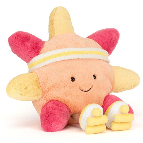 Plyšové slunce na kolečkových bruslích (30 cm)