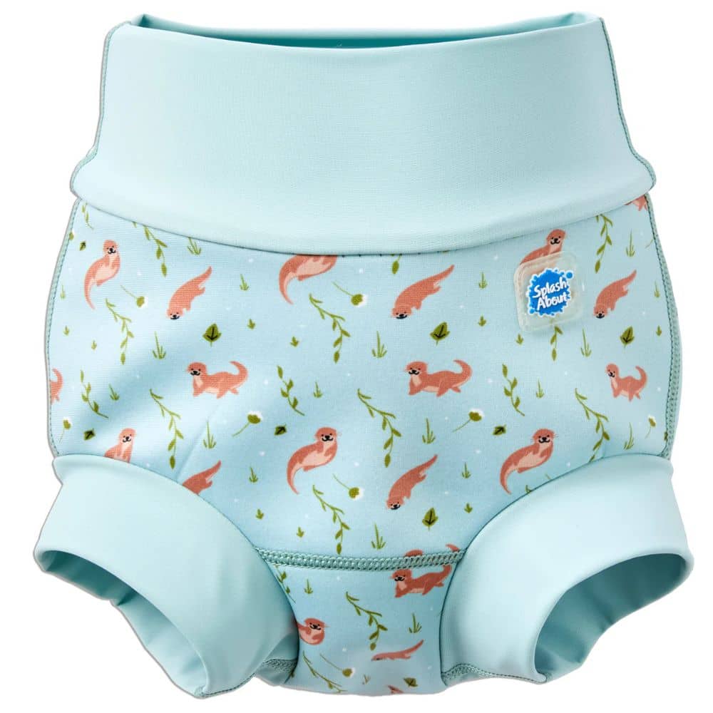Kojenecké plavky – Happy Nappy Duo, Playful Otters (L, 6-12 měsíců)