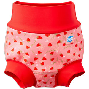 Plenkové plavky Happy Nappy DUO 12–24 měsíců – Strawberry Field (XL)