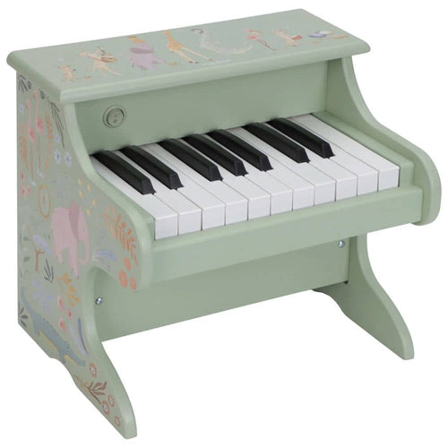 Dřevěné piano - Safari Friends (Zelená)
