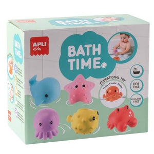 Smyslové hračky do koupele - Bath Time, 6 kusů