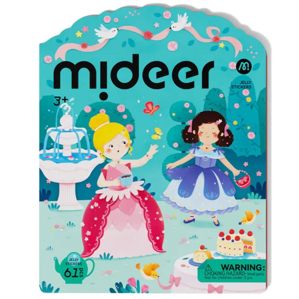 Opakovaně použitelné gelové nálepky - Princess Dress-Up (61 nálepek)