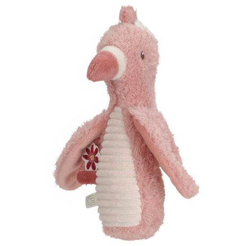 Flamingo-chrastítko – Safari Friends