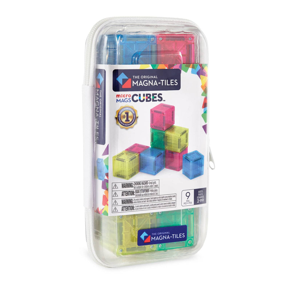 Magnetické kostky – microMAGS Cubes, 9 kusů