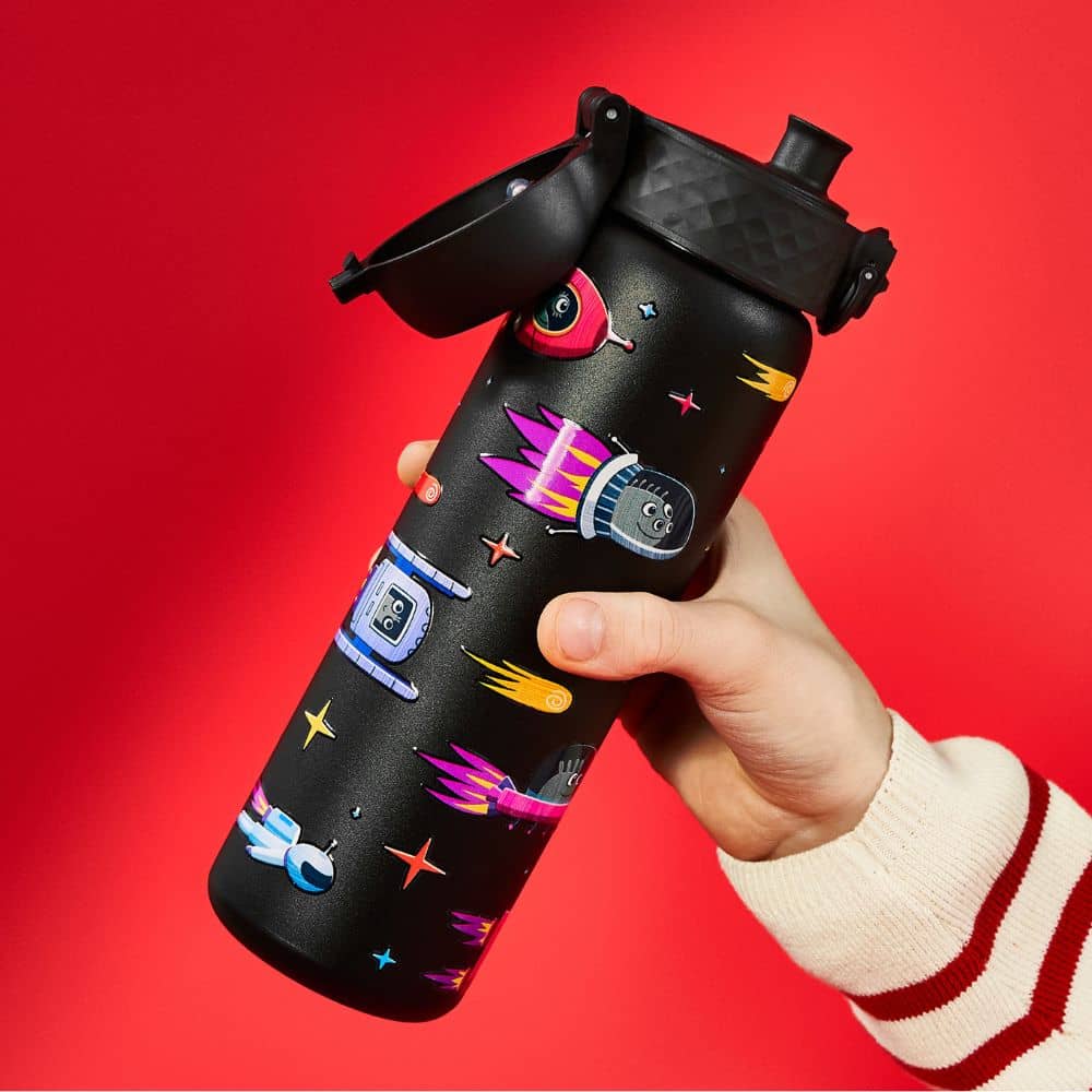 Ocelová láhev 600 ml ION8 - Spaceships