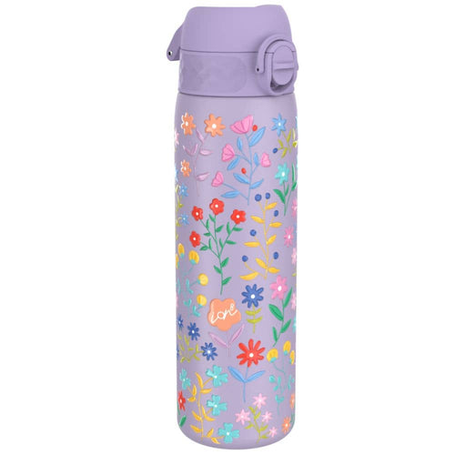 Ocelová láhev 600 ml ION8 - Delicate Floral