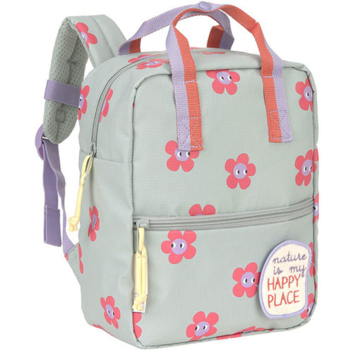 Dětský batoh Mini čtvercový – Happy Trails Flower
