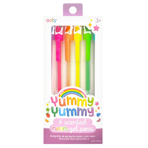 Vonné gelové tužky Yummy! – Neon, 6 ks