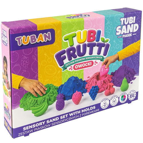 Sensorická sada s pískem – Tubi Frutti ovoce